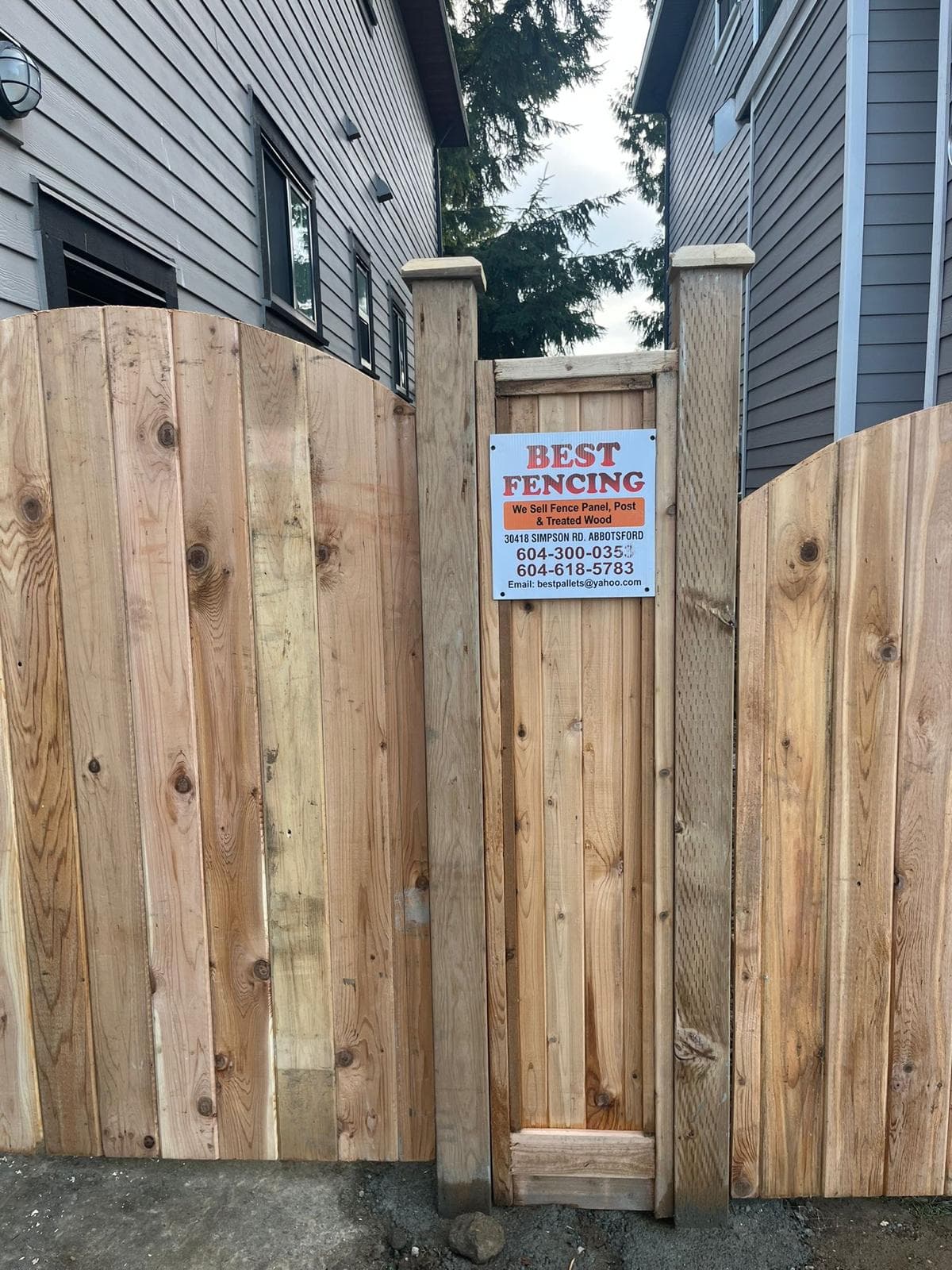 Black Corrugated Metal Fence