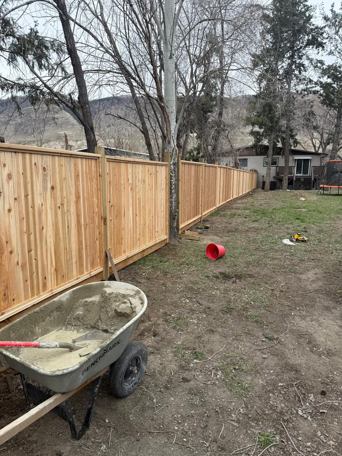 Wood Privacy Fence 1
