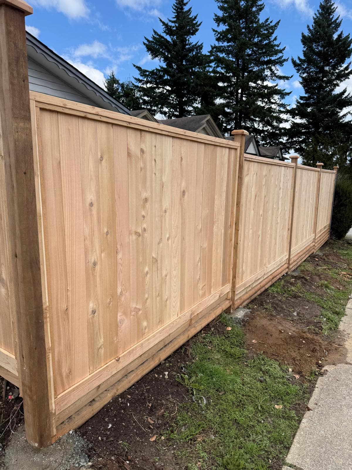 Wood Privacy Fence 5