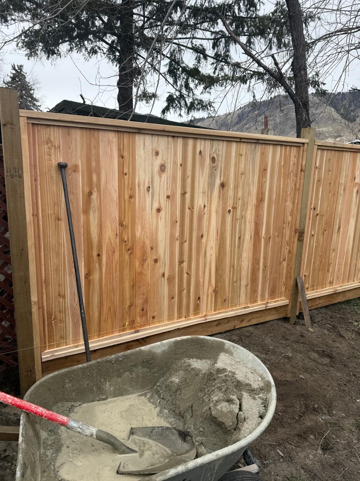 Wood Privacy Fence 6